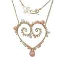 Necklace 342 - choice of stone - Gold