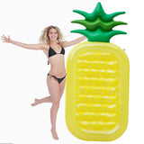 Lumiparty Inflatable Lake River Water Float Giant Tropical Pineapple Raft Lounge Water Chair for Swimming Pool