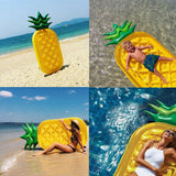 Lumiparty Inflatable Lake River Water Float Giant Tropical Pineapple Raft Lounge Water Chair for Swimming Pool