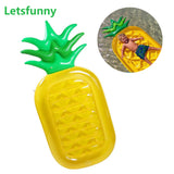 Lumiparty Inflatable Lake River Water Float Giant Tropical Pineapple Raft Lounge Water Chair for Swimming Pool