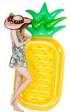 Lumiparty Inflatable Lake River Water Float Giant Tropical Pineapple Raft Lounge Water Chair for Swimming Pool