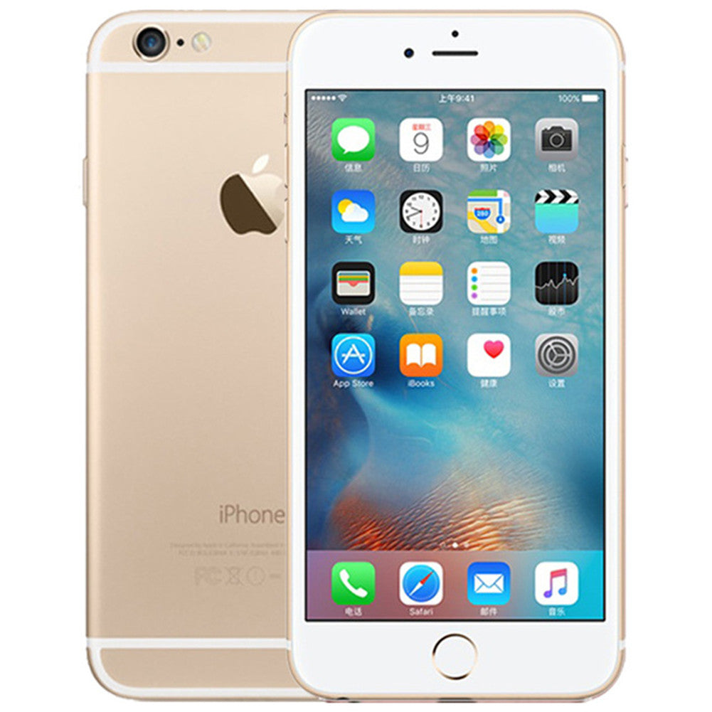 Original Unlocked IPhone 6 Phone IOS Dual-core LTE 4.7 ""IPS 1GB RAM / 16/64 / 128GB ROM Golden