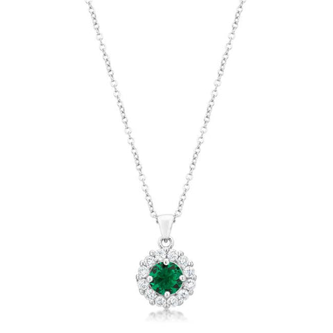 Bella Bridal Pendant in Green