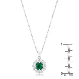 Bella Bridal Pendant in Green