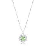 Bella Bridal Pendant in Peridot