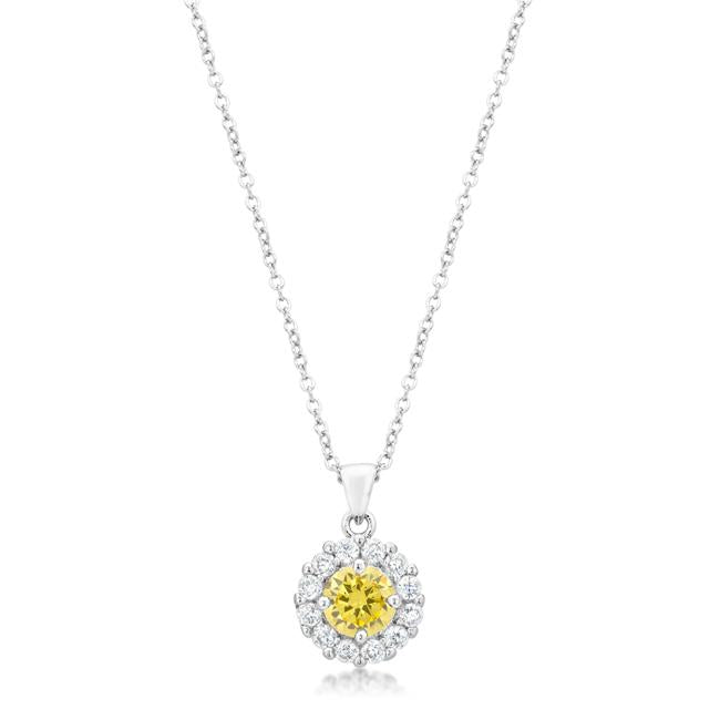 Bella Bridal Pendant in Yellow