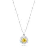 Bella Bridal Pendant in Yellow