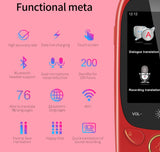 Portable Multi-language Voice Translator Smart Business Travel 45 Languages Translation Machine Translator red