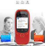 Portable Multi-language Voice Translator Smart Business Travel 45 Languages Translation Machine Translator red