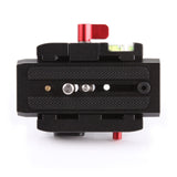 P200 Quick Release QR Clamp Base Plate for Manfrotto 500 AH 701 503 HDV 577 black