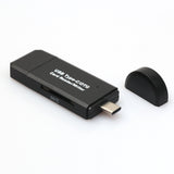 Mini Type-C multifunctional OTG Card Reader Micro USB for Computer Android Smartphone black