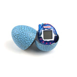 Child Electronic Pet Toy Egg Virtual Digital Pet Tumbler Dinosaur Egg Toy Blue egg transparent blue machine