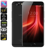 HK Warehouse UMIDIGI Z1 Pro Android Phone - Helio P20 CPU, 6GB RAM, Android 7.0, 1080p, 4000mAh, Dual-Rear Cam (Black)