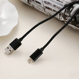 Magnetic Cable 2.4A USB Type C Data Charger 1M Nylon Metal Fast Charging Magnet Cable For Samsung Xiaomi Huawei Android Mobile Phone Black