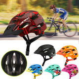 Children Protective Helmet Mountain Road Bike Wheel Balance Scooter Safety Helmet with Tail Light Orange_S-M (50-57CM)