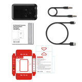 Bluetooth Audio Transmitter No Need for Driver Transmit and Receive Adapter 2-in-1 3.5mm  Black