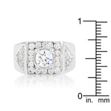 Brilliant Mens Cubic Zirconia Ring