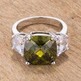 Olive Triplet Ring