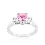 Mini Pink Ice Triplet Ring