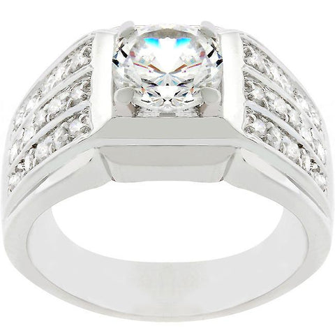 Rock Solid Cubic Zirconia Ring