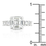 Asscher Cut Engagement Ring