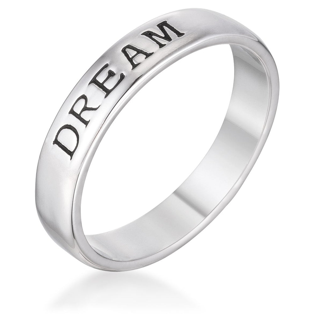 DREAM Rhodium Eternity Band