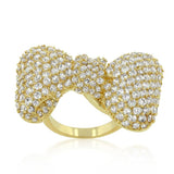 Bow Tie Cubic Zirconia Ring