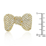 Bow Tie Cubic Zirconia Ring