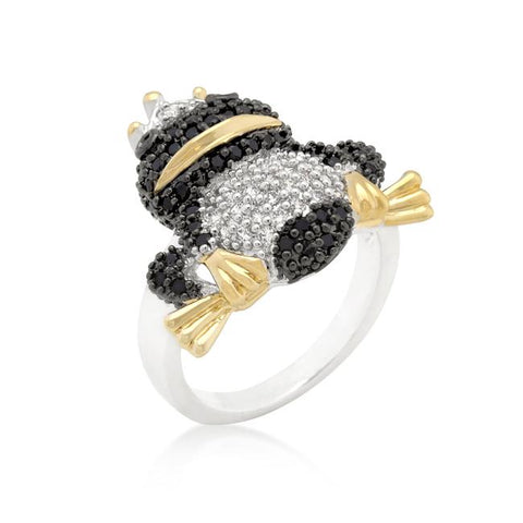 Cubic Zirconia Frog Prince Ring