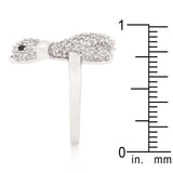 Cubic Zirconia Giraffe Ring