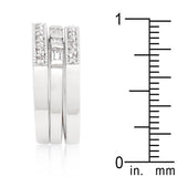 Simple Cubic Zirconia Ring Set