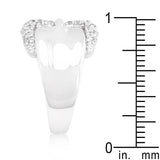 Simple Cubic Zirconia Belt Ring