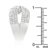 Cubic Zirconia Knot Ring