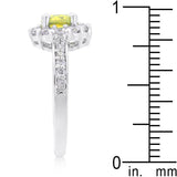 Bella Birthstone Engagement Ring in Yellow