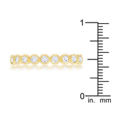 Bea 0.27ct CZ 14k Gold Delicate Band