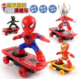 Children Cartoon Movie Figure Simulation Scooter Electric Rotating Tumble Toys Altman scooter