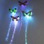 Lumiparty Butterfly LED Fiber Optic Light-Up Hair Barrette - Rainbow For Concert and Party