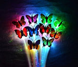 Lumiparty Butterfly LED Fiber Optic Light-Up Hair Barrette - Rainbow For Concert and Party