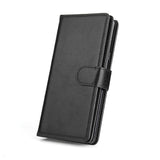 For Samsung Note 9 PU Full Protective Cover with 9 Card Slot Lanyard Bracket Buckle black