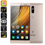 Lenovo Phab 2 Plus Android Smartphone - Android 6.0, 6.44 Inch FHD, 2xSIM, 4G, Octa-Core CPU, 3GB RAM, 13MP Dual-Cam (Gold)