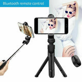 4 in 1 Wireless Bluetooth Selfie Stick Universal for IOS & Android black