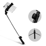 4 in 1 Wireless Bluetooth Selfie Stick Universal for IOS & Android black