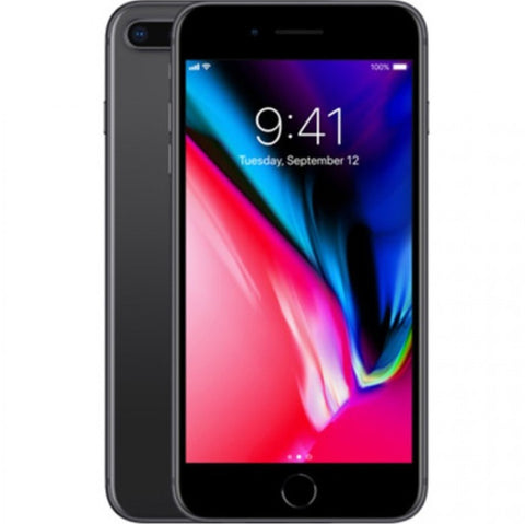 Refurbished iphone8 PLUS 64GB/256GB Unlocked - Like New (EU Plug) Black_64GB-A quality