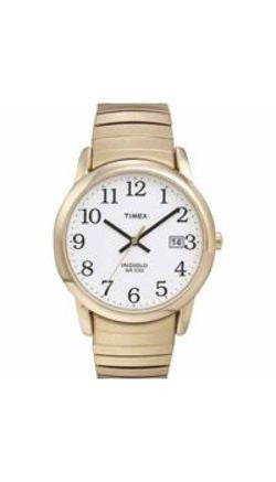 Timex Men's T2H301 Easy Reader Gold-Tone Stainless Expansion Band Watch