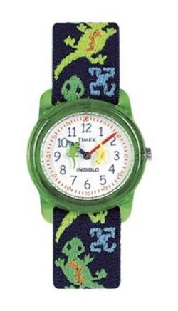 Timex Youth Kids Analog Lizard Print Watch