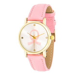 Breast Cancer Awareness Watch with Pink Band