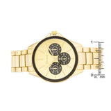 Chrono Gold Metal Watch