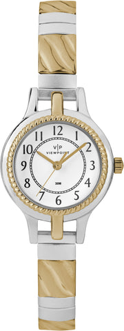 Viewpoint by Timex CC3D82400 Women's Two-Tone Stainless Steel Expansion Band Watch