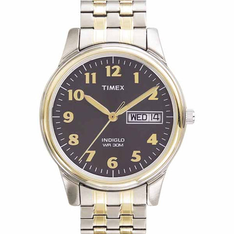 Timex Men's T26481 Elevated Classics Stainless Steel Expansion Band Watch