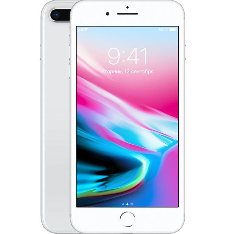 Refurbished iphone8 PLUS 64GB/256GB Unlocked - Like New (EU Plug) White_64GB-A quality